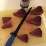 some nice tuna steaks